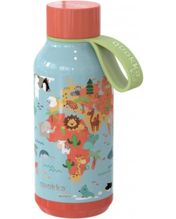 Термобутилка Quokka Kids - Solid, Map of Life, 330 ml