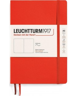 Тефтер Leuchtturm1917 New Colours - А5, бели листове, Lobster, меки корици