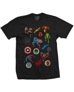 Тениска Rock Off Marvel Comics - Random Badges