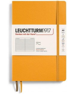 Тефтер Leuchtturm1917 Rising Colors - A5, оранжев, на редове, меки корици