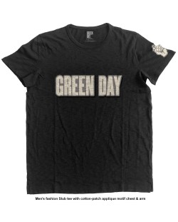 Тениска Rock Off Green Day Fashion - Logo & Grenade