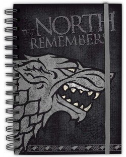 Тефтер ABYstyle Television: Game of Thrones - The North Remembers, със спирала, формат А5