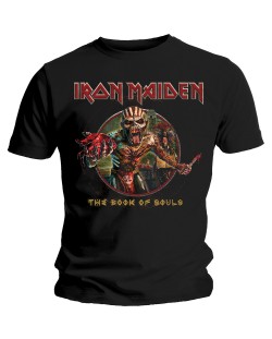 Тениска Rock Off Iron Maiden - Book of Souls Eddie Circle