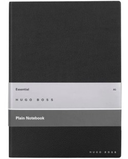 Тефтер Hugo Boss Essential Storyline - A5, бели листа, черен