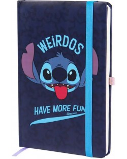 Тефтер Cerda Disney: Lilo & Stitch - Weirdos Have More Fun, A5