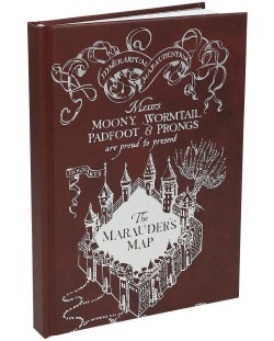 Тефтер ABYstyle Movies: Harry Potter - Marauder's Map, формат A5