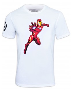 Тениска Avengers - Iron Man, бяла