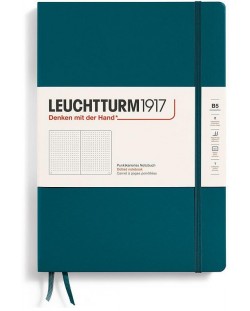 Тефтер Leuchtturm1917 Composition - B5, зелен, страници на точки, твърди корици