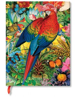 Тефтер Paperblanks - Tropical Garden, 18 х 23 cm, 72 листа