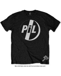 Тениска Rock Off Pil Public Image Ltd - White Logo