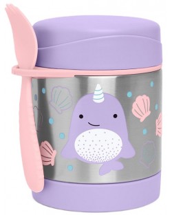 Термо контейнер за храна Skip Hop Zoo - 325 ml, нарвал