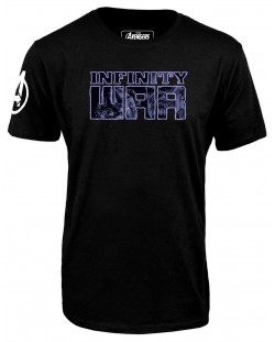 Тениска Avengers Infinity War - Logo, черна