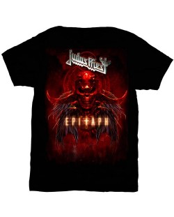 Тениска Rock Off Judas Priest - Epitaph Red Horns