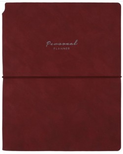 Тефтер Victoria's Journals Kuka - Бордо, пластична корица, 96 листа, В5