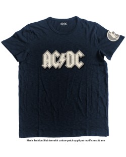 Тениска Rock Off AC/DC Fashion - Logo & Angus