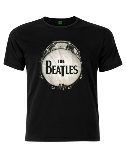 Тениска Rock Off The Beatles Fashion - Drum with Caviar Bead Application