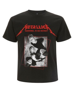 Тениска Rock Off Metallica - Hardwired Band Concrete