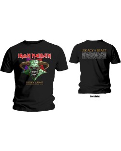 Тениска Rock Off Iron Maiden - Legacy of the Beast Tour (Back Print)