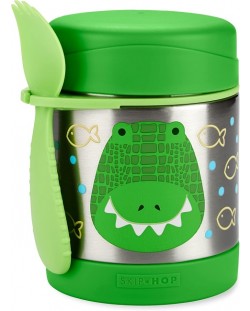 Термо контейнер за храна Skip Hop Zoo - 325 ml, крокодил