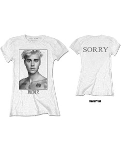 Тениска Rock Off Justin Bieber Ladies - Sorry Ladies