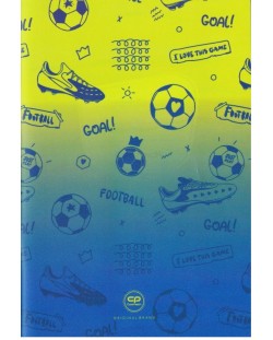 Тетрадка Cool Pack Football 2T - А5, 60 листа, редове