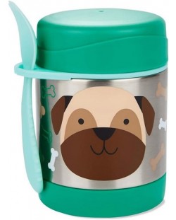 Термо контейнер за храна Skip Hop Zoo - 325 ml, мопс