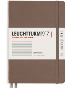 Тефтер Leuchtturm1917 Rising Colors - А5, линиран, Warm Earth