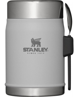 Термобуркан за храна с лъжичка Stanley The Legendary - Ash, 400 ml