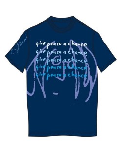 Тениска Rock Off John Lennon - Give Peace A Chance