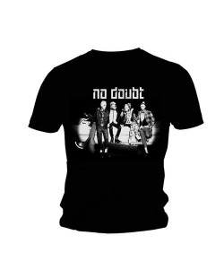 Тениска Rock Off No Doubt - Black & White Pose