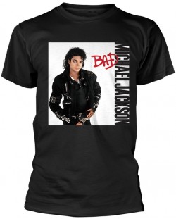 Тениска Plastic Head Music: Michael Jackson - Bad (Black)