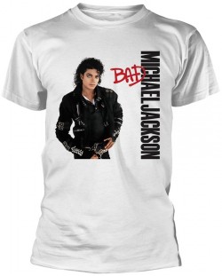 Тениска Plastic Head Music: Michael Jackson - Bad (White)