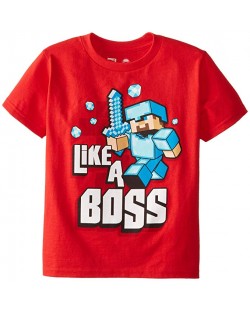 Тениска Jinx Minecraft - Like A Boss