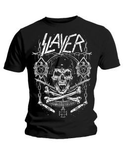 Тениска Rock Off Slayer - Skull & Bones