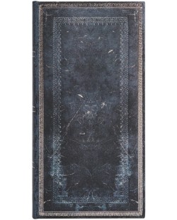 Тефтер Paperblanks Old Leather - Inkblot, 9.5 х 18 cm, 88 листа