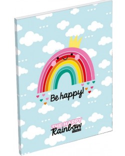 Тефтер A7 Lizzy Card Happy Rainbow