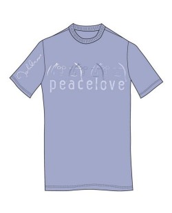 Тениска Rock Off John Lennon - Peace & Love
