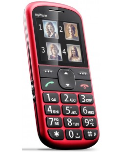Мобилен телефон myPhone - Halo 2, 2.2", 24MB, червен