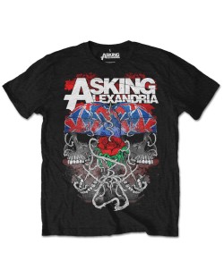 Тениска Rock Off Asking Alexandria - Flagdana ( Pack)