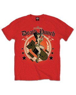 Тениска Rock Off Five Finger Death Punch - Bomber Girl