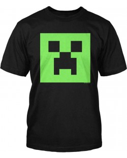 Тениска Jinx Minecraft - Creeper Face, L