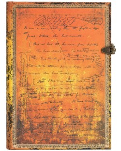 Тефтер Paperblanks - H.G. Wells, 13 х 18 cm, 120 листа