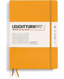Тефтер Leuchtturm1917 Composition - B5, оранжев, линиран, твърди корици;