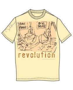 Тениска Rock Off John Lennon - Revolution