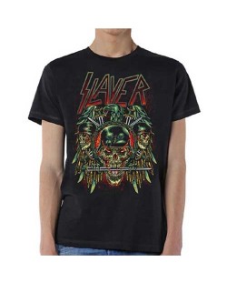 Тениска Rock Off Slayer - Prey with Background
