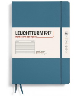Тефтер Leuchtturm1917 Composition - B5, син, линиран, твърди корици