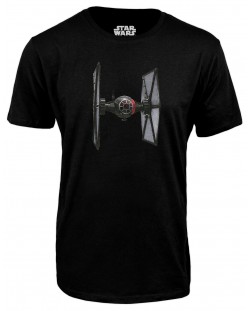 Тениска Star Wars - Tie Fighter, черна