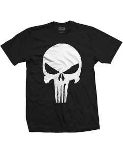 Тениска Rock Off Marvel Comics - Punisher Jagged Skull