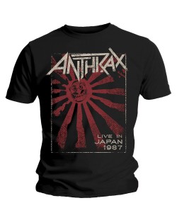 Тениска Rock Off Anthrax - Live in Japan