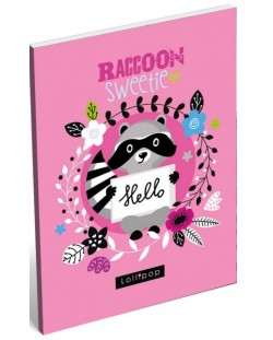 Тефтерче А7 Lizzy Card - Lollipop Raccoon Sweetie